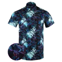 Retro Rifle Prehistoric Shirt - Blue