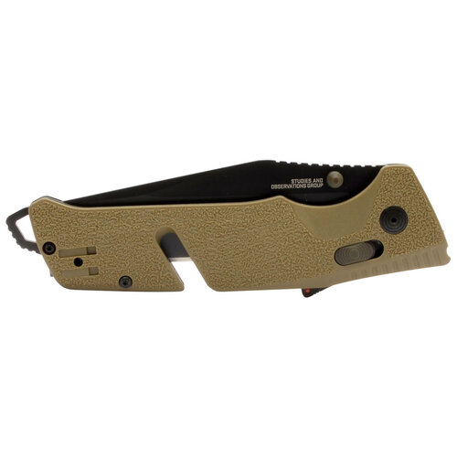 SOG Trident AT Flat Dark Earth Tanto