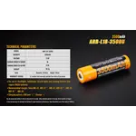Fenix Battery Rechargeable  W/USB Port 18650 3500 Mah