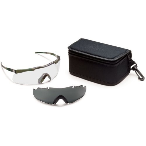 Smith Optics Aegis Echo II  - Field Kit, Reg Fit, Black Frame w/ Clear, Grey