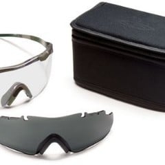 Smith Optics Aegis Echo II  - Field Kit, Asian Fit, Black Frame, w/ Clear, Grey