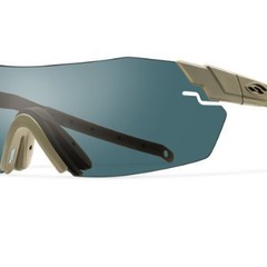 Smith Optics PivLock Echo Ballistic Eyewear, Tan Frame w/ Gray, Clear, Ignitor