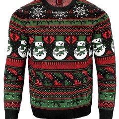 Retro Rifle Snowman Sweater (Limited)