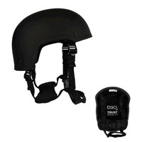 LORICA Equipment Auxilia Ballistic Helmet - 4pt D30 7 Pad Dial Ratchet Harness