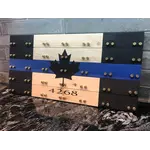 Beneath the Bark Thin Blue Line Challenge Coin Display Case