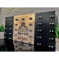 Beneath the Bark Police Crested Challenge Coin Display Case