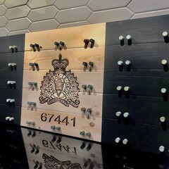 Beneath the Bark Police Crested Challenge Coin Display Case