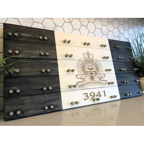 Beneath the Bark Police Crested Challenge Coin Display Case