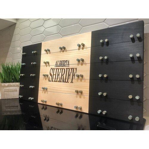 Beneath the Bark Police Crested Challenge Coin Display Case