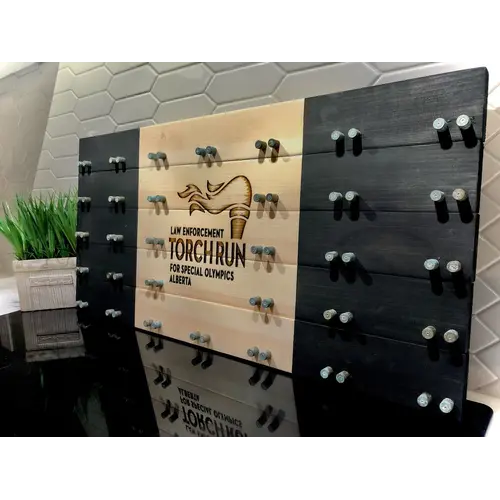 Beneath the Bark Police Crested Challenge Coin Display Case