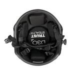 LORICA Equipment Auxilia Ballistic Helmet - 4pt D3O 7 Pad Harness With Rails