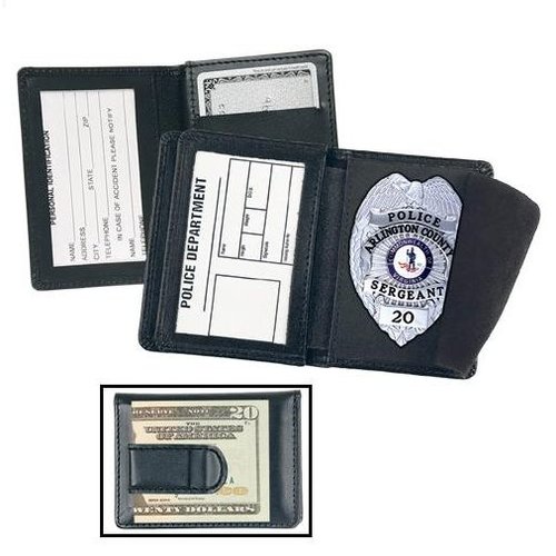(+) Side Open Badge Wallet with Credit Card Slots