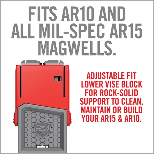 Real Avid Smart-Fit AR15 Vise Block With Sleeve For AR10