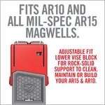 Real Avid Smart-Fit AR15 Vise Block With Sleeve For AR10