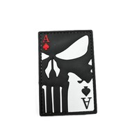 MericaLife Skull Ace of Spades Card Patch