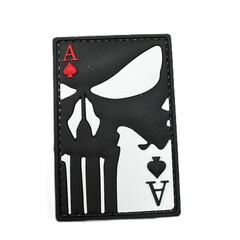 MericaLife Skull Ace of Spades Card Patch