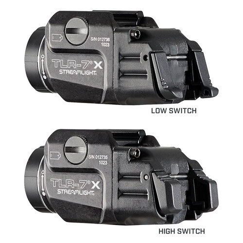 Streamlight TLR-7X  with High & Low Switch - Black