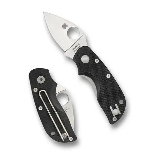 Spyderco Chicago Black G-10 PlainEdge