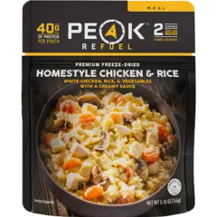 Peak Refuel PEAK REFUEL Freeze Dried Meals Homestyle Chicken & Rice