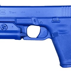 Blue Guns Training Gun - Glock 19/23/32 Gen 5 w/ TLR1 - Blue - Non Weighted