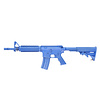Blue Guns Training Gun - M4 COMMANDO Flat Top Open Stock, Fwd Rail (C8)