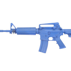 Blue Guns Training Gun - Colt M4 Closed Stock - Blue - Non Weighted