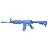 Blue Guns Training Gun - M4 Flat Top Open Stock, 14" Barrel - Blue - Non Weighted