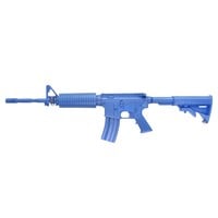 Blue Guns Training Gun - M4 Flat Top Open Stock, 14" Barrel - Blue - Non Weighted
