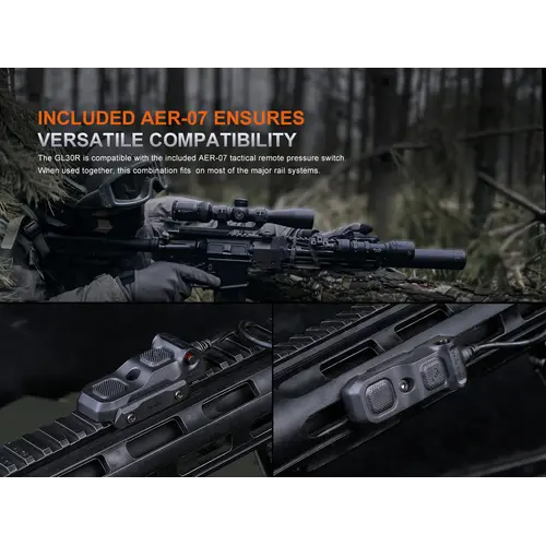 Fenix Weapon Mounted Rechargeable light GL30R