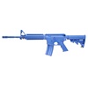 Blue Guns Training Gun - M4 Flat Top Closed Stock with Forward Rail, 14" Barrel - Blue - Weighted