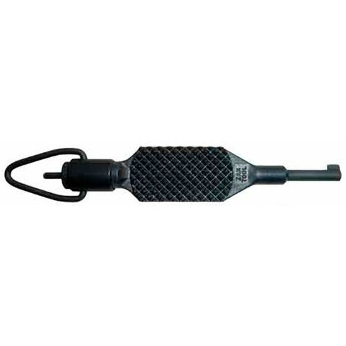 ZAK Tool Handcuff Key ZT9P Knurled Flat Grip Swivel Key Polymer - Black