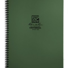 Rite In The Rain Maxi-Side Spiral Universal 8.5 X 11 Green