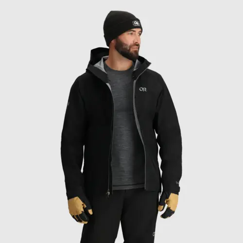 Outdoor Research Mens Headwall GORE-TEX 3L Jacket - Black