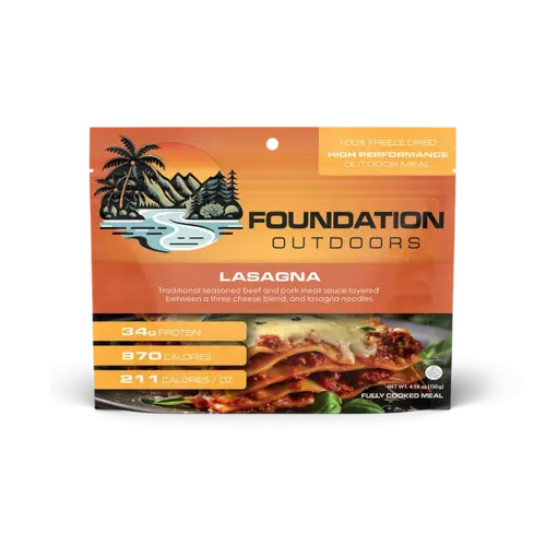 Foundation Outdoors Foundation Outdoor Freeze Dried Meals
