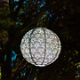 Solar Lantern Deco Globe Porcelain 12"