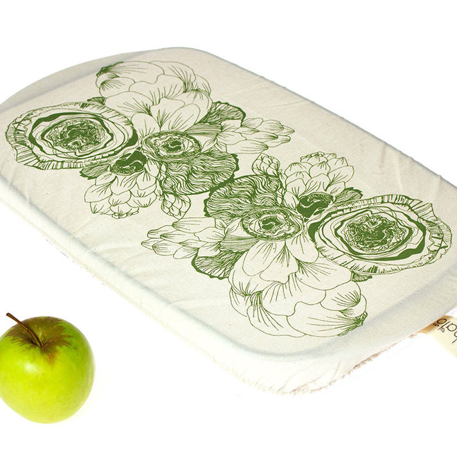 Cover Dish and Casserole Edible Flowers Green Rectangle