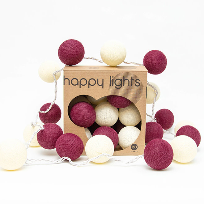 Happy Lights Box Cream & Plum