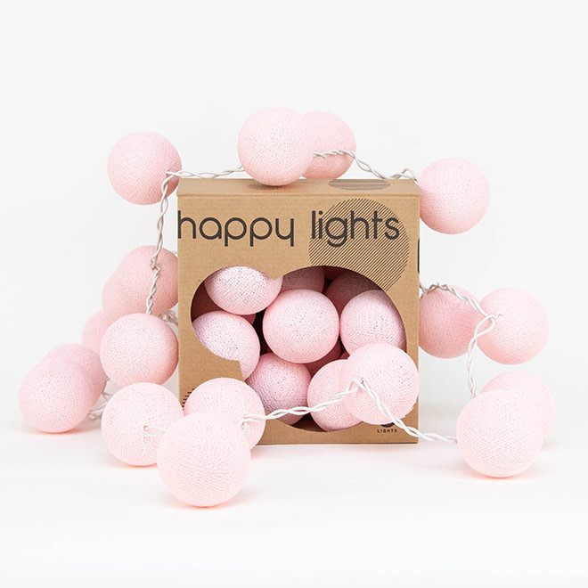 Happy Lights Box Light Pink