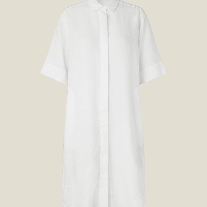 Dress Nykolia White Solid