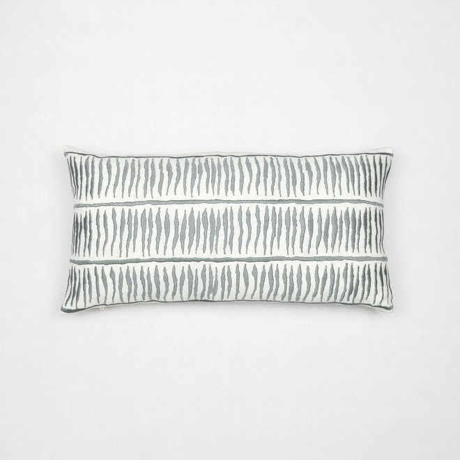 Pillow Pellenport Grenette Grey 10 x 20in