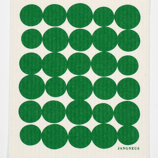 Swedish Dishcloth Spots Green