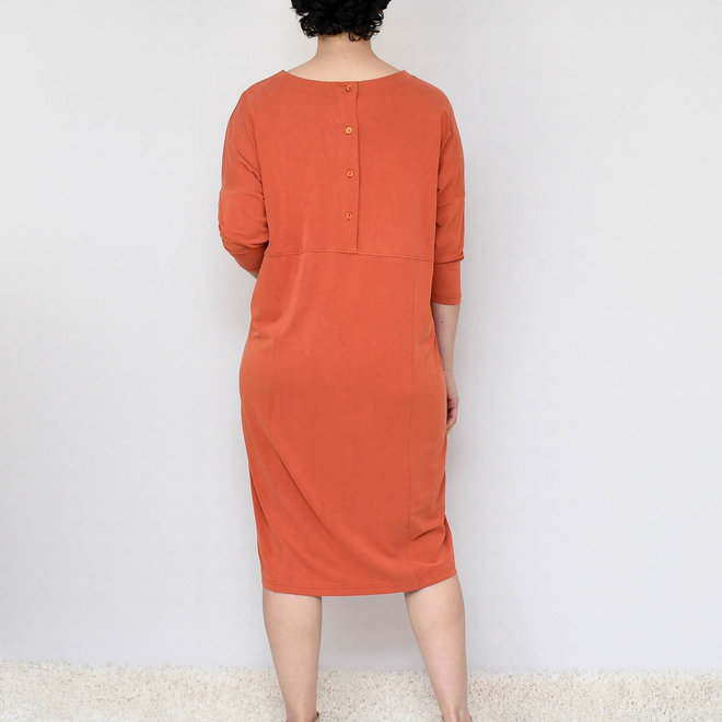 Dress with Pocket Orange