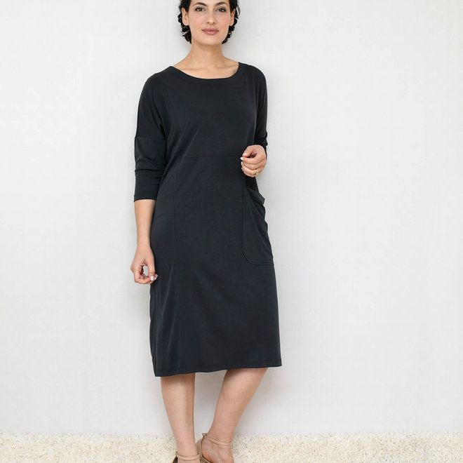 Dress with Pocket Charcoal