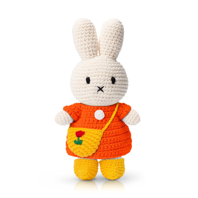 Miffy Handmade in Orange Dress, Tulip Bag & Shoes