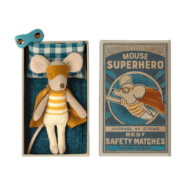 Mouse Super Hero Little Brother in Matchbox