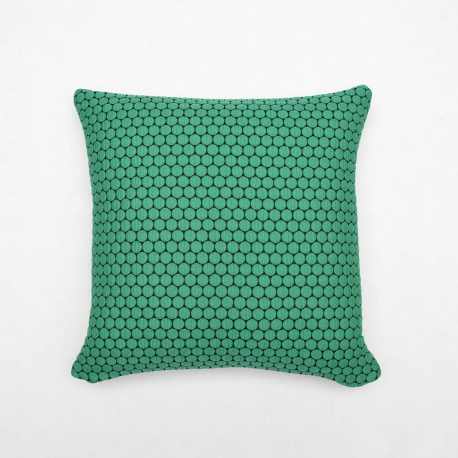 Pillow Dots Green 18 x 18in