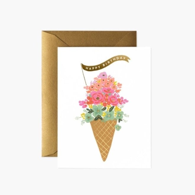 Card Ice Cream Birthday