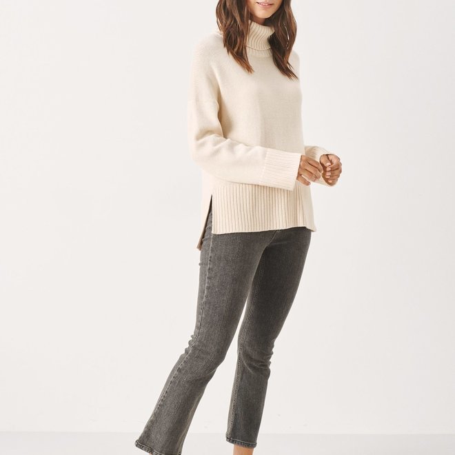 Pullover Kristel Knitted Whitecap Grey