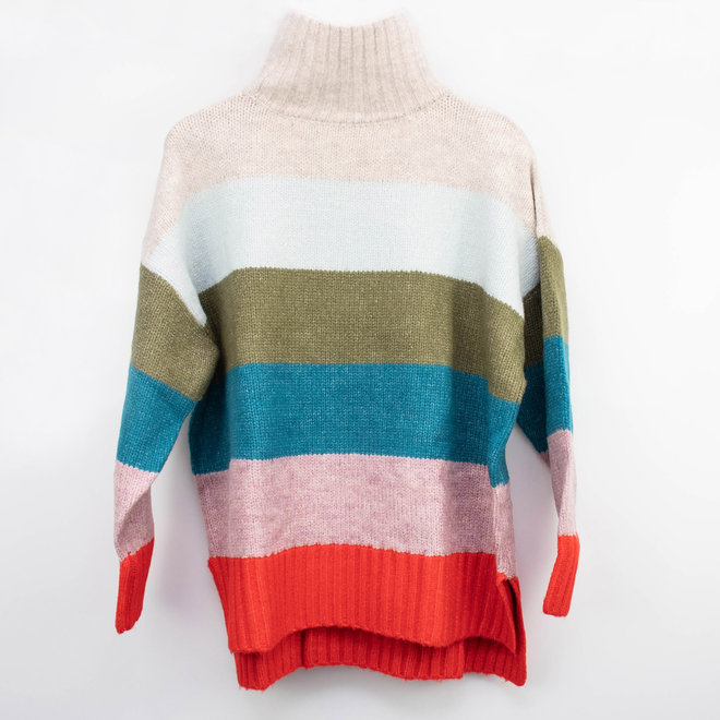 Sweater Knit Chunky Striped