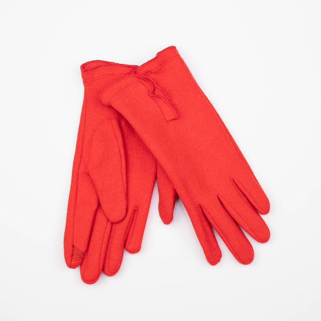 Gloves Felt Rojo